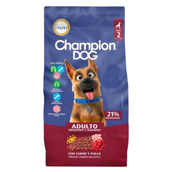 CHAMPION DOG 18 KG. CARNE Y POLLO